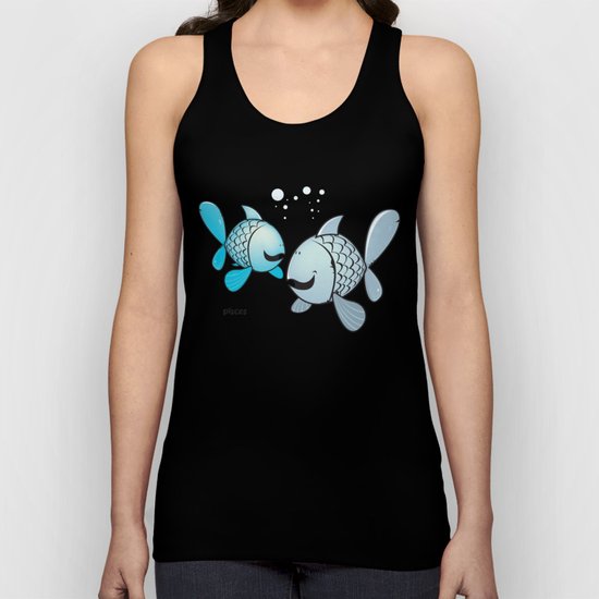 funny zodiac/pisces Unisex Tank Top