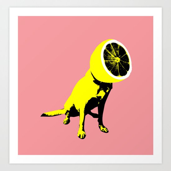 lemon Art Print