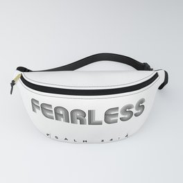Fearless - Bible Verses 1 - Christian - Faith Based - Inspirational - Spiritual, Religious Fanny Pack
