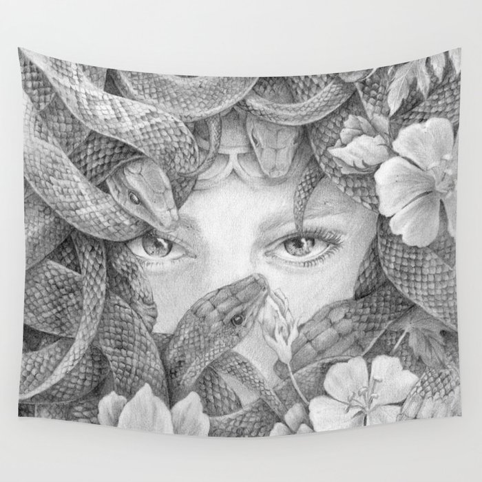 Fear of Snake Wall Tapestry