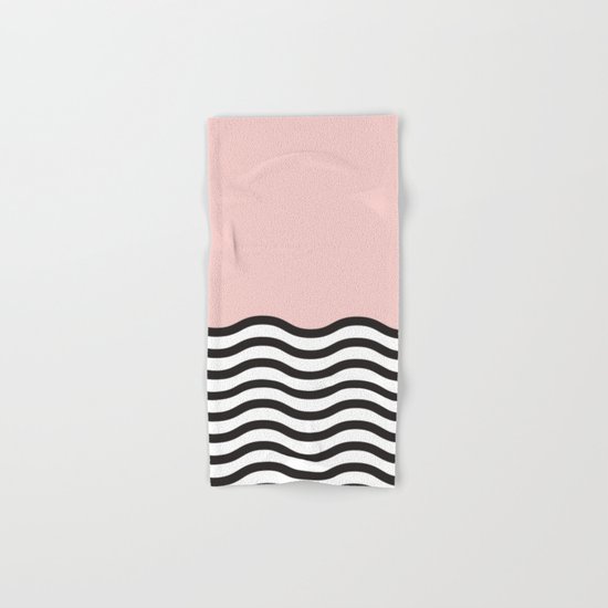 Waves of Pink Hand & Bath Towel
