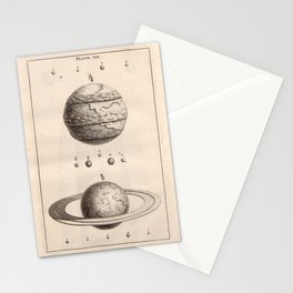 Planets from Thomas Wright's "An Original Theory or New Hypothesis of the Universe," 1750 Stationery Card