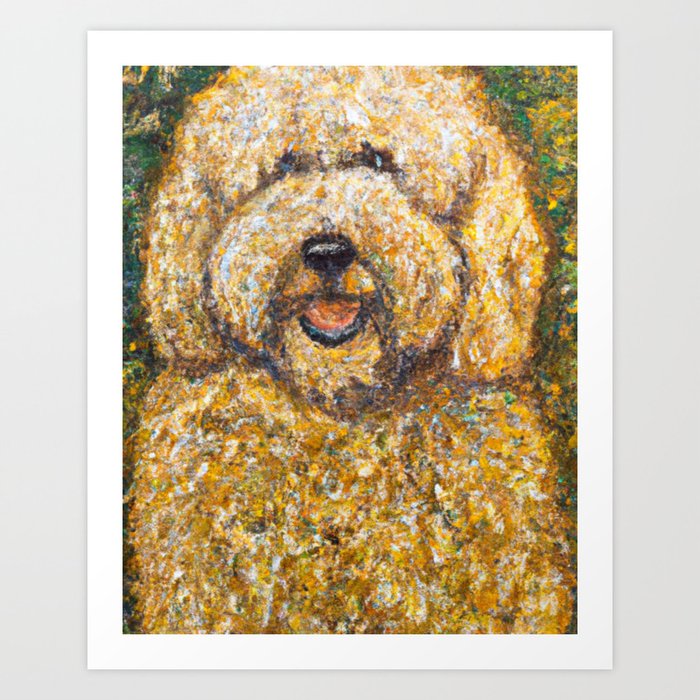 The Picture of Doodle Golden Art Print