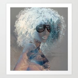 Afro Art Print