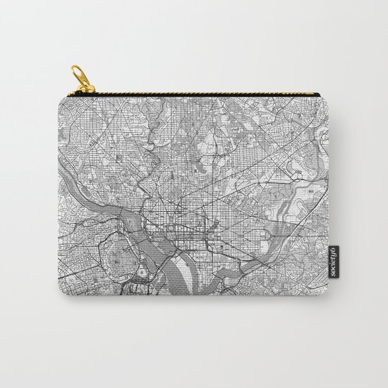 Washington Map Line Carry-All Pouch