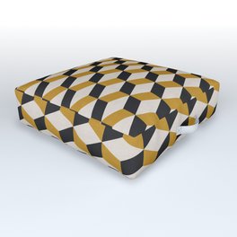 PETRA SUGAR GOLD Outdoor Floor Cushion | Pattern, Curated, Digital, Ink Pen, Hollizollinger, Drawing 