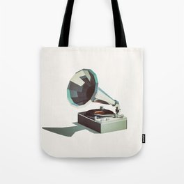 Lo-Fi goes 3D - Vinyl Record Player Tote Bag