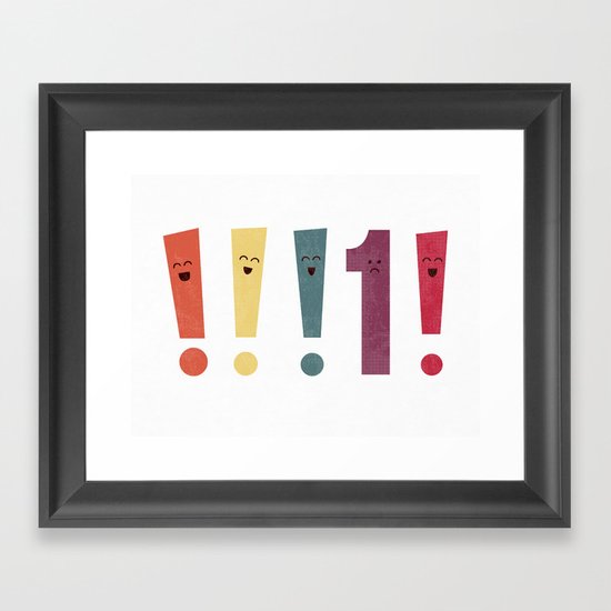 Out Of Place Framed Art Print