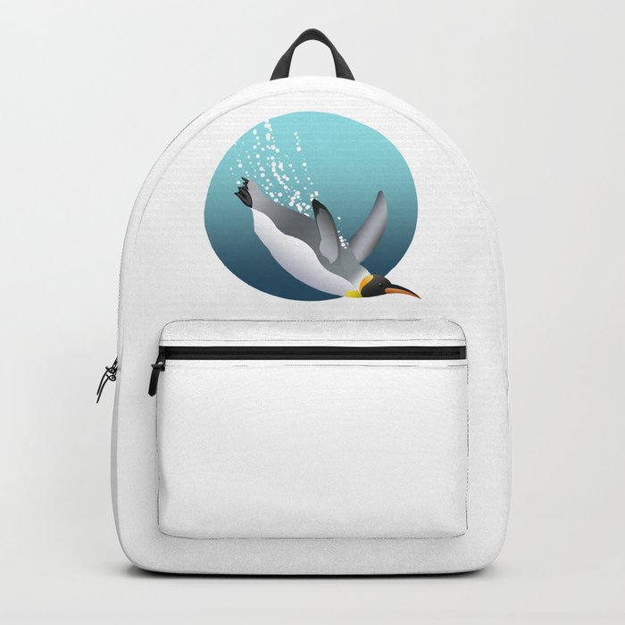 Emperor penguin plunge Backpack