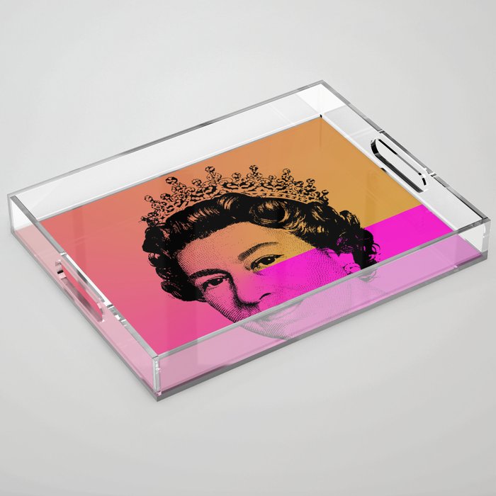 Queen Elizabeth II Acrylic Tray