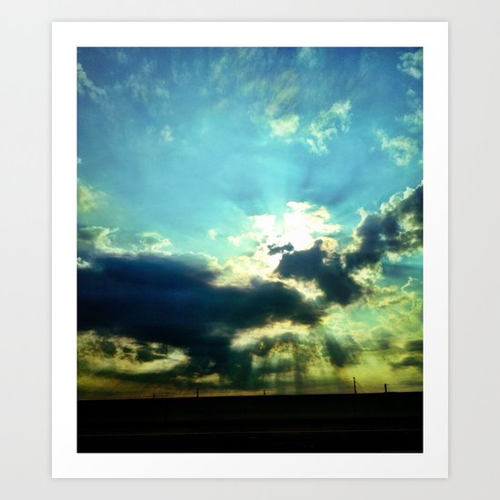 florida sunset Art Print