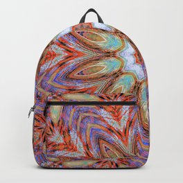 Sunny Day Kaleidoscope Mandala Fashion Design Backpack