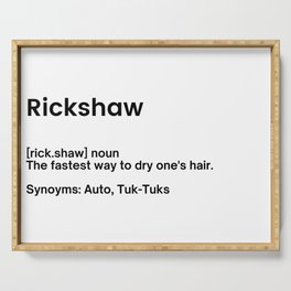 Rickshaw Serving Tray