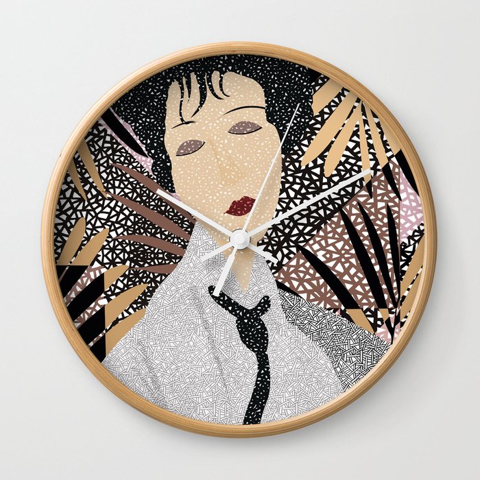 Women of Modigliani 3 Wall Clock
