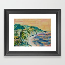 Bridge Sur, Big Sur Framed Art Print