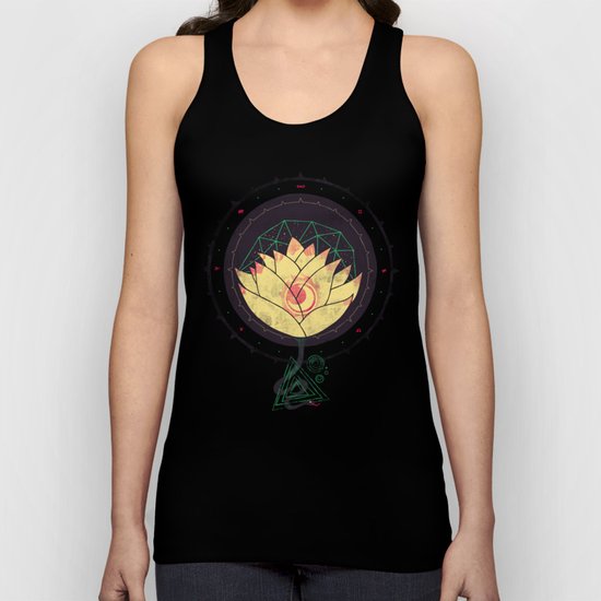 Lotus Unisex Tank Top