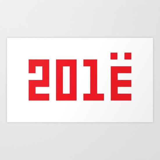 201Ё / New Year 2013 Art Print