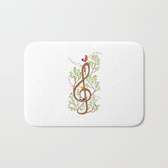 Song birds Bath Mat