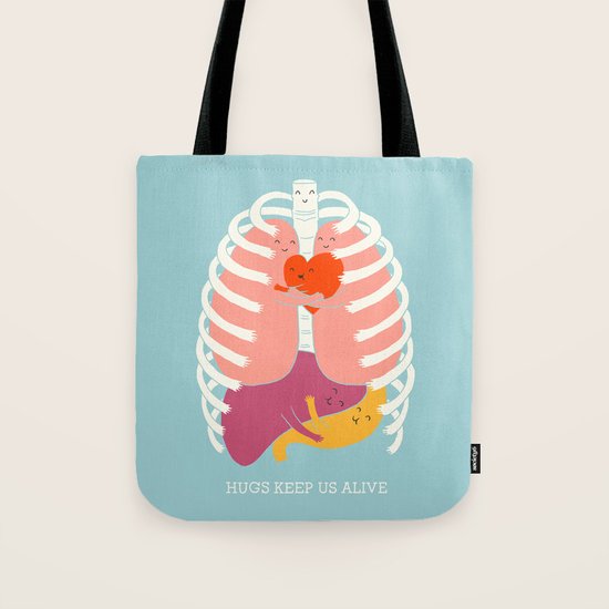 Hugs keep us alive Tote Bag