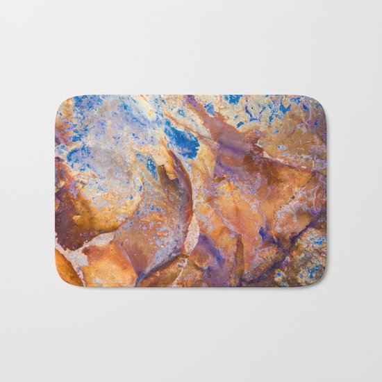 Face of Stone Bath Mat