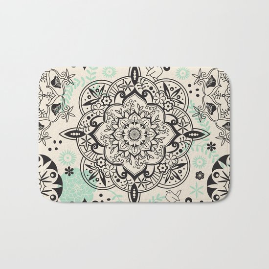 Mandala pattern Bath Mat