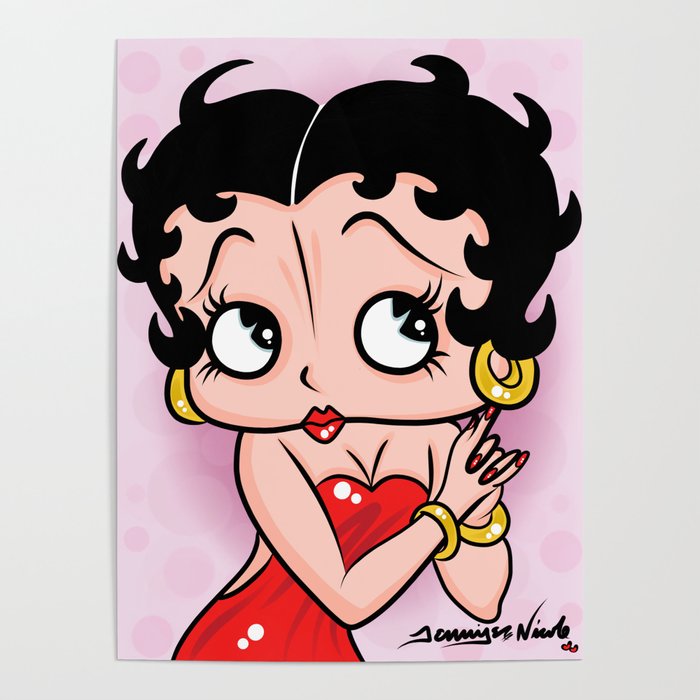 Character Betty Boop | Art Board Print
