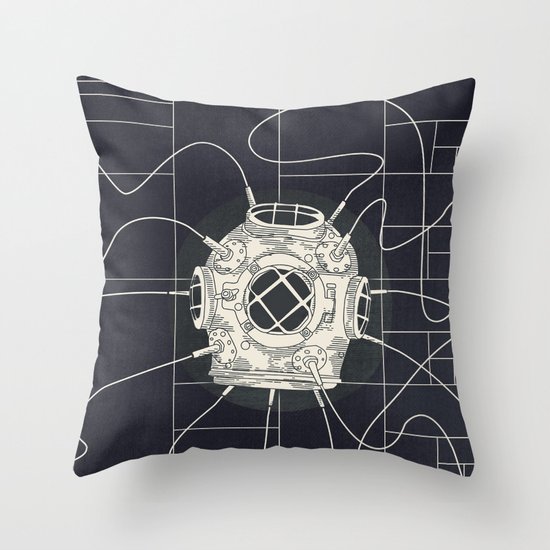 Dive Bomb / Recursive Throw Pillow