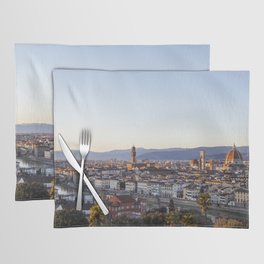 Florence at Golden Hour  |  Travel Photography Placemat