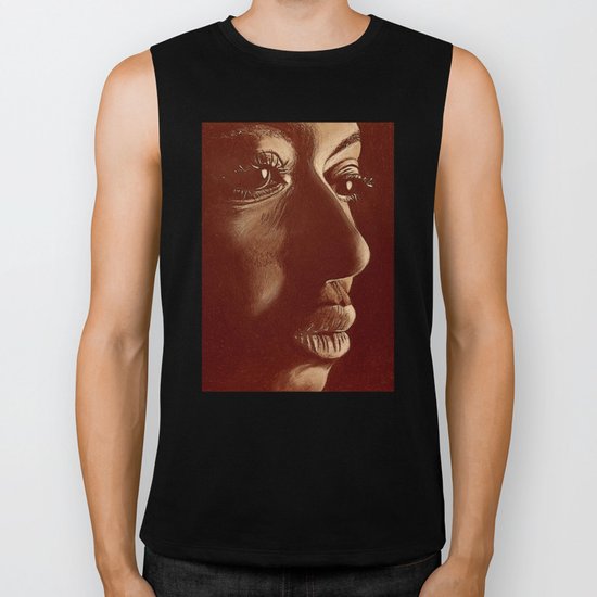 mama africa- brown Biker Tank