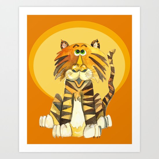 Tom's Moment in the Sun Art Print