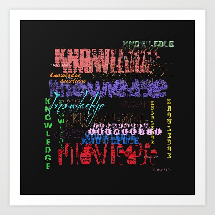 Knowledge Art Print