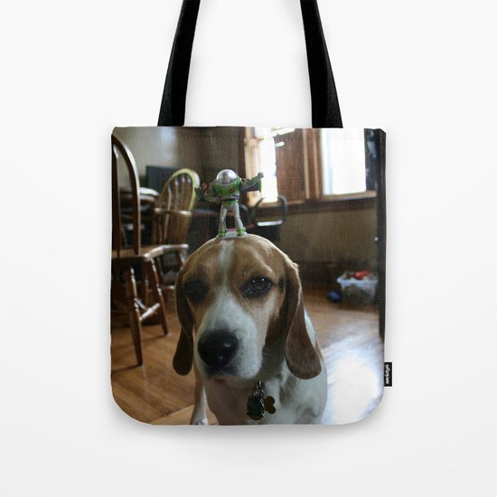 Bruno and Mini Buzz Lightyear Tote Bag