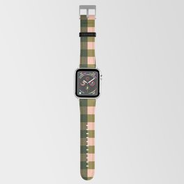 dark green gingham Apple Watch Band