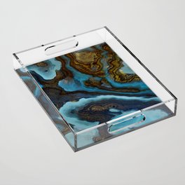 Blue Agate Acrylic Tray