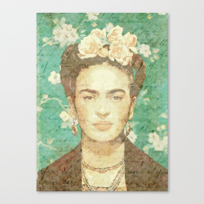 Rosas para Frida Canvas Print