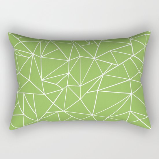Ab Outline Greeny Rectangular Pillow