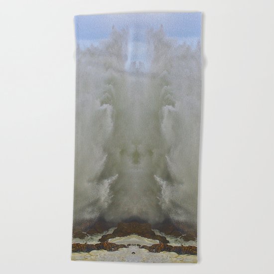 Super Wave Beach Towel