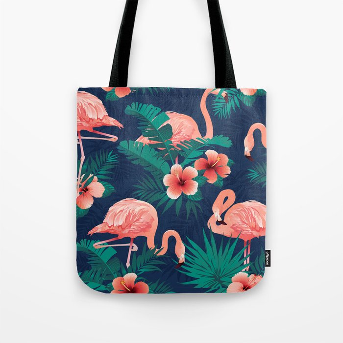 Pink Flamingos Tote Bag