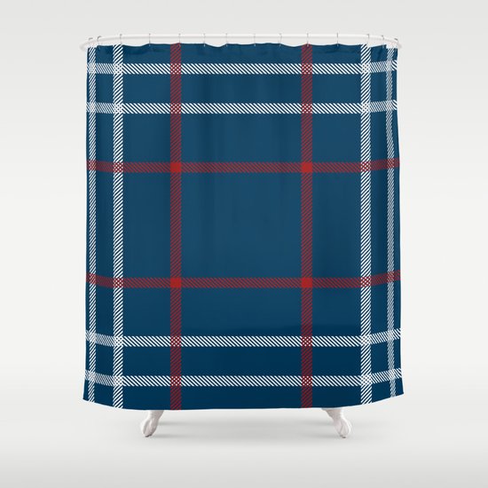 blue and white kilt