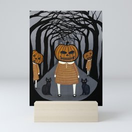The Pumpkin Girls Mini Art Print