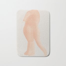 Auguste Rodin Nude Figure Lithograph #3 Bath Mat
