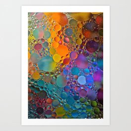 Water&&Oil Don't Mix. Art Print