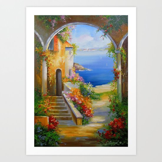 South Yard Art Print