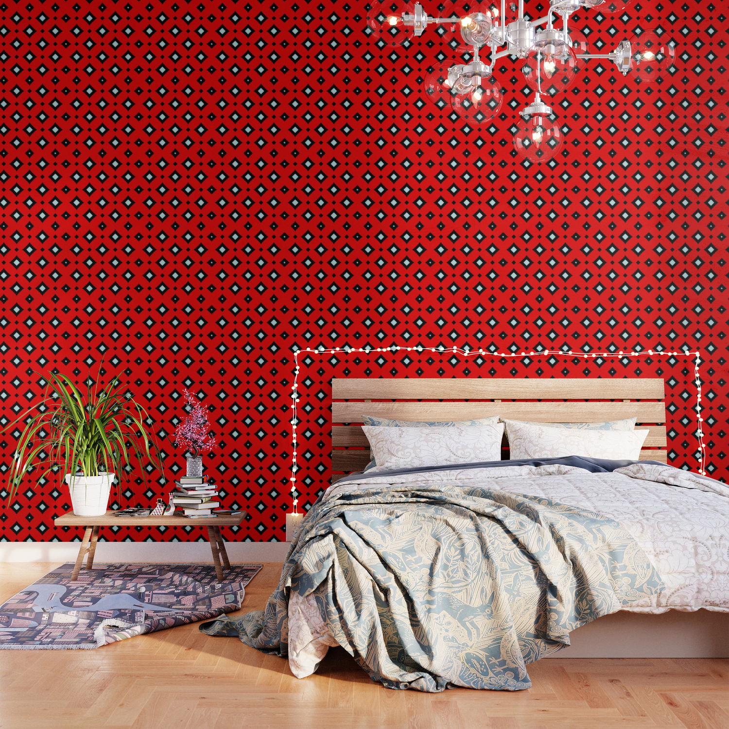 Red And Black White Diamond Texture Pattern Wallpaper By Red And Black White Diamond Texture Pattern Wallpaper By