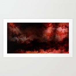 Energy illuminated wall Art Print