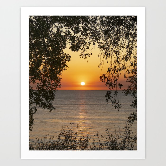 Yes! It's A Perfect Sunset! Art Print