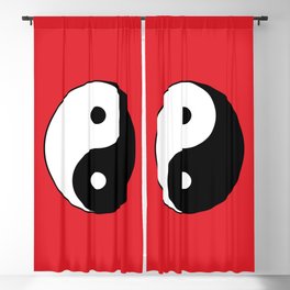 Yin and yang Symbol Blackout Curtain