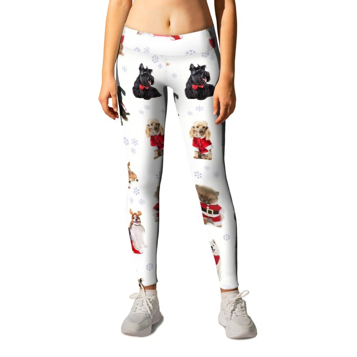 CHRISTMAS DOGS Leggings