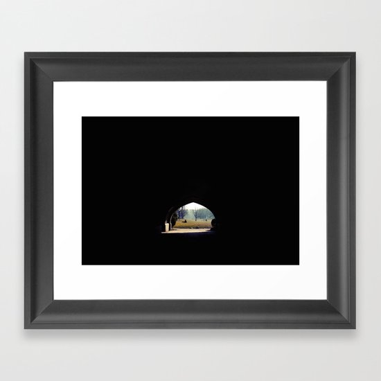 tunnel Framed Art Print