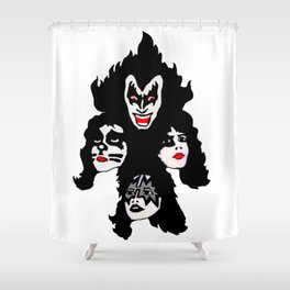 Kiss Band Shower Curtains For Any Bathroom Decor Society6 Kiss Band Shower Curtains For Any